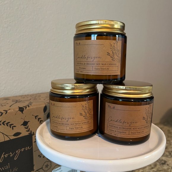 Set of 8 Candles - Picture 2 of 4